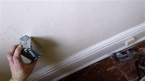 electrical ceiling box plaster lath|cutting boxes into existing ceiling.